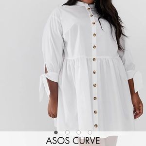ASOS curve mini smock dress
